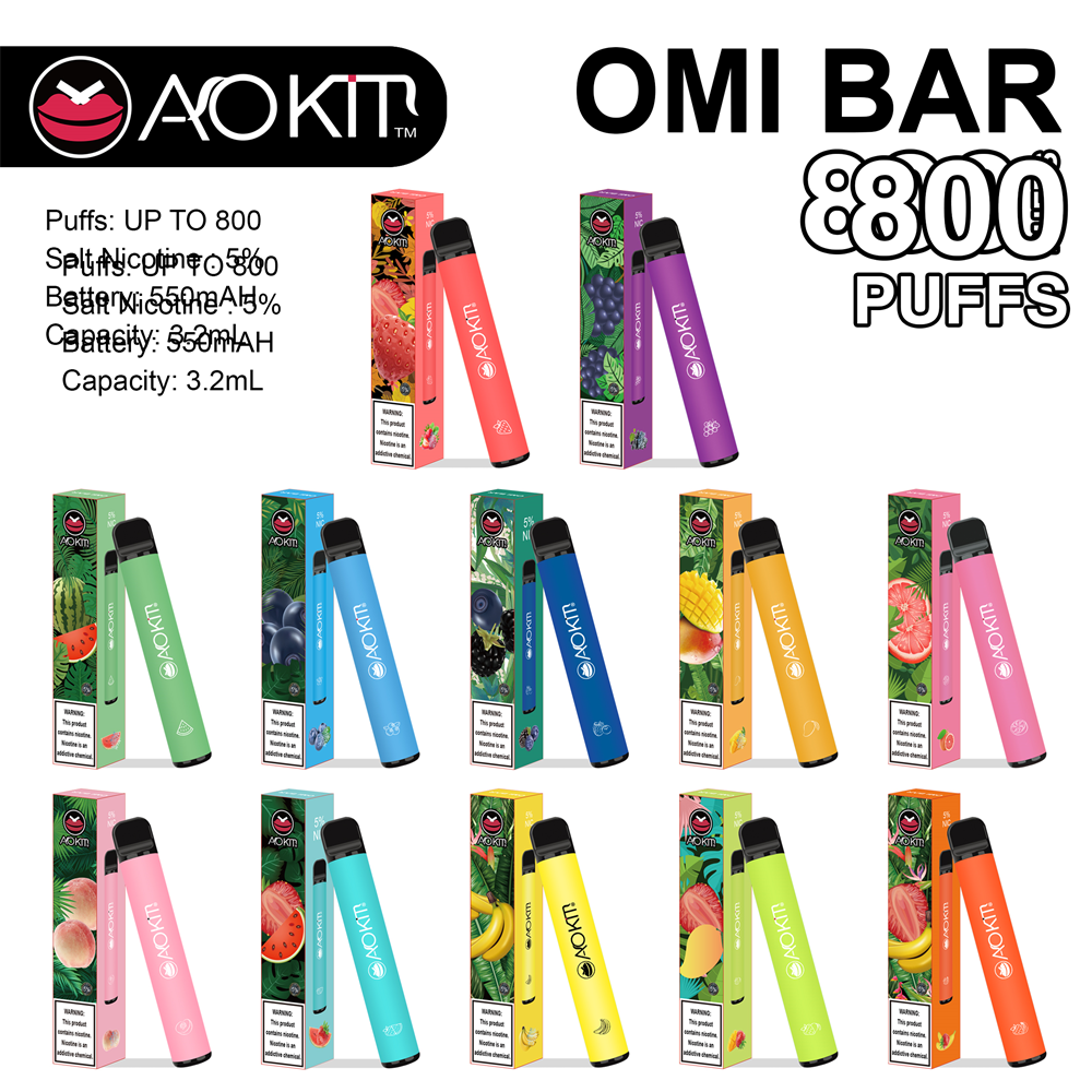 OMI Bar 800 Içimlik Tek Kullanimlik Pod